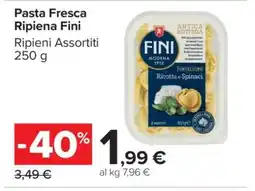 Carrefour Pasta Fresca Ripiena Fini offerta
