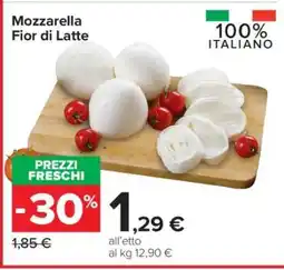 Carrefour Mozzarella Fior di Latte offerta