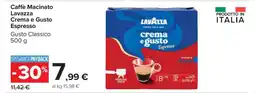 Carrefour Caffè Macinato Lavazza Crema e Gusto Espresso offerta