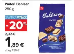 Carrefour WAFERI' BAHLSEN offerta