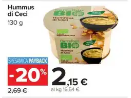 Carrefour Hummus di Ceci offerta