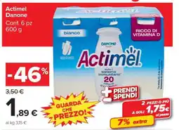 Carrefour ACTIMEL DANONE offerta