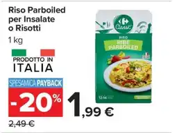 Carrefour Riso Parboiled per Insalate o Risotti offerta