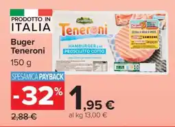 Carrefour Buger Teneroni offerta