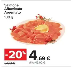 Carrefour Salmone Affumicato Argentato offerta