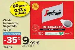 Carrefour Cialde Intermezzo Segafredo offerta