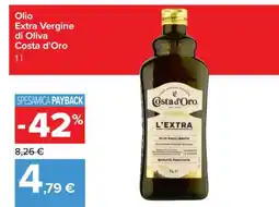 Carrefour Olio Extra Vergine di Oliva Costa d'Oro offerta