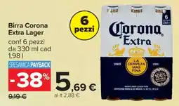 Carrefour Birra Corona Extra Lager offerta