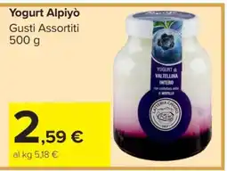 Carrefour Yogurt Alpiyò offerta