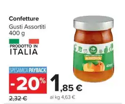Carrefour Confetture offerta