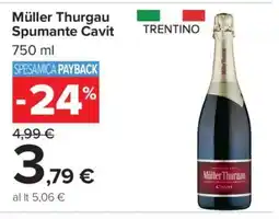Carrefour Müller Thurgau Spumante Cavit offerta