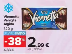 Carrefour VIENNETTA VANIGLIA ALGIDA offerta
