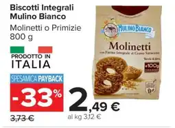 Carrefour Biscotti integrali MULINO BIANCO offerta