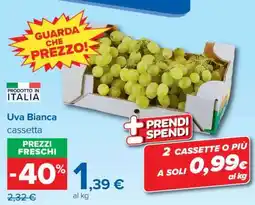 Carrefour Uva Bianca cassetta offerta