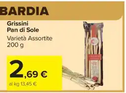 Carrefour Grissini Pan di Sole offerta