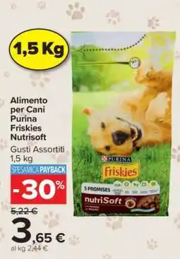 Carrefour Alimento per Cani Purina Friskies Nutrisoft offerta