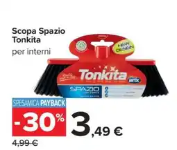 Carrefour SCOPA SPAZIO TONKITA offerta