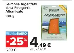 Carrefour Salmone Argentato della Patagonia Affumicato offerta