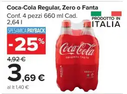Carrefour Coca-Cola Regular, Zero o Fanta offerta