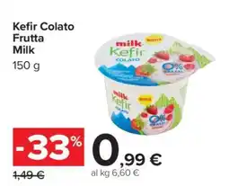 Carrefour Kefir Colato Frutta Milk offerta