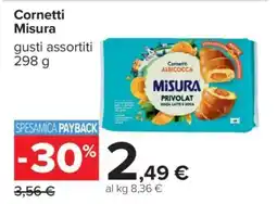 Carrefour Cornetti Misura offerta