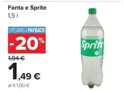 Carrefour Fanta e Sprite offerta