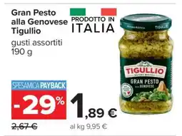 Carrefour GRAN PESTO ALLA GENOVESE TIGULLIO offerta