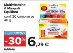 Carrefour Multivitamine & Minerali Equilibra offerta
