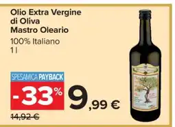 Carrefour Olio Extra Vergine di Oliva Mastro Oleario offerta
