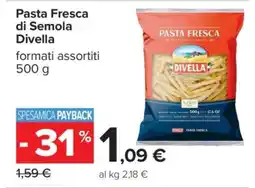 Carrefour Pasta Fresca di Semola Divella offerta