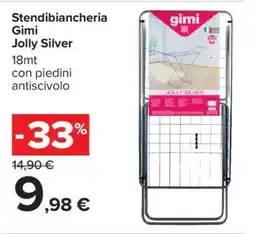 Carrefour Stendibiancheria Gimi Jolly Silver offerta