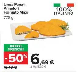 Carrefour Linea Panati Amadori Formato Maxi offerta