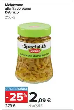 Carrefour Melanzane alla Napoletana D’Amico offerta