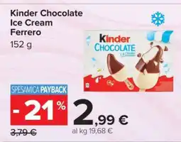 Carrefour Kinder Chocolate Ice Cream Ferrero offerta