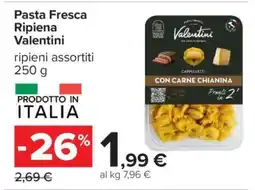 Carrefour Pasta Fresca Ripiena Valentini offerta