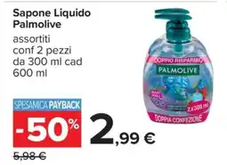 Carrefour Sapone Liquido Palmolive offerta