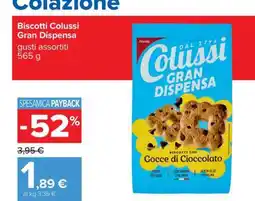 Carrefour Biscotti Colussi Gran Dispensa offerta