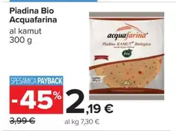 Carrefour Piadina Bio Acquafarina offerta