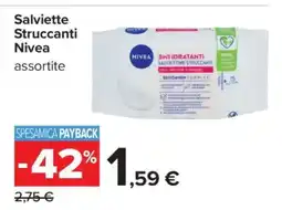 Carrefour Salviette Struccanti Nivea offerta