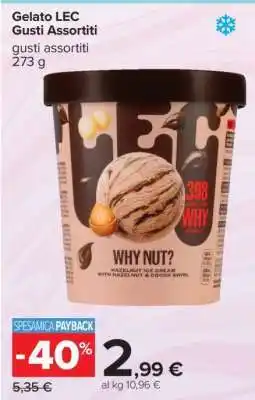 Carrefour Gelato LEC Gusti Assortiti offerta