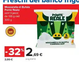 Carrefour Mozzarella di Bufala Ponte Reale offerta