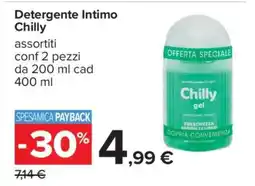 Carrefour Detergente Intimo Chilly offerta