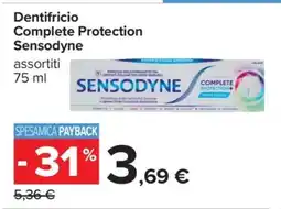 Carrefour Dentifricio Complete Protection Sensodyne offerta