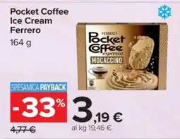 Carrefour Pocket Coffee Ice Cream Ferrero offerta