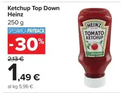 Carrefour Ketchup Top Down Heinz offerta