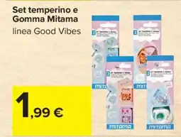 Carrefour Set temperino e Gomma Mitama offerta