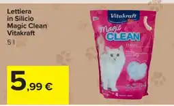Carrefour Lettiera in Silicio Magic Clean Vitakraft offerta