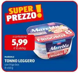ALDI MAREBLU TONNO LEGGERO offerta