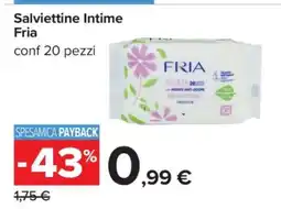 Carrefour Salviettine Intime Fria offerta