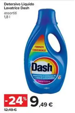 Carrefour DETERSIVO LIQUIDO LAVATRICE DASH offerta
